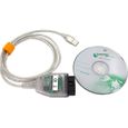 Interface Usb Obd2 pour Bmw-Inpa - Ediabas-K + Dcan Allows Câble Complet De Diagnostic pour Bmw De 1998 À 2008-0
