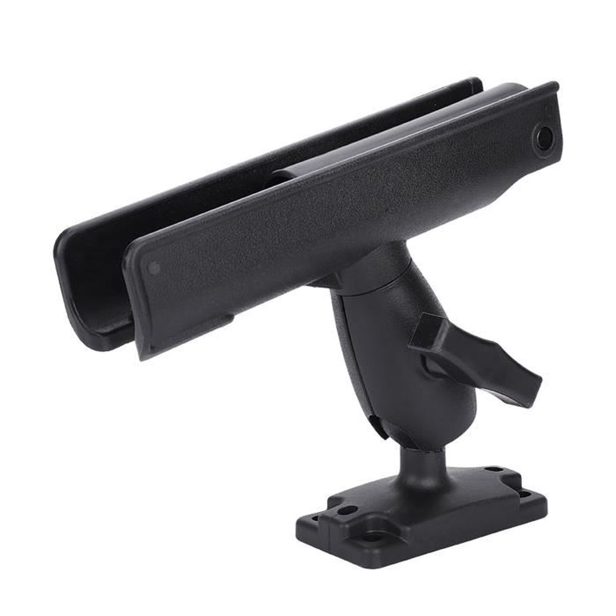 BOOSTEADY Lot De 1 Support De Canne à Pêche Pour Bateau Et Kayak, Porte Canne à Pêche En Réglable à 360° Pour Montage Sur Rail Ou Sur Pont