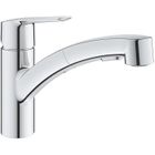 GROHE QUICKFIX Start Robinet de cuisine évier, douchette extractible, inverseur 2 jets, rotation 90°, 30531001