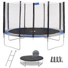 Kangui - Trampoline rond Ø430cm avec filet, échelle, bâche de protection et kit d'ancrage - RALLI 430