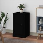 vidaXL Buffet noir 37,5x35,5x67,5 cm bois d'ingénierie 816202