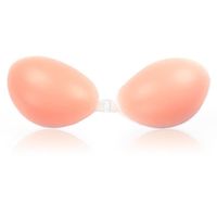 JANZDIYS Soutien Gorge Adhesif Silicone Sans Bretelles,Cup B,Soutien-Gorge Autocollant Nipple Cover Imperméable pour Femme