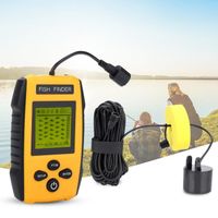 SALUTUYA Sondeur de poisson Détecteur de poisson LCD Portable 100M, avec capteur Sonar, accessoire de pêche TL88E sport outillage