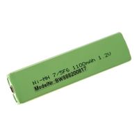 vhbw Cellules de batterie compatible avec Sony MZ-R500, MZ-R501, MZ-R55 baladeur, Minidisc (1100mAh, 1,2V, NiMH), bouton Top, 7/5F6