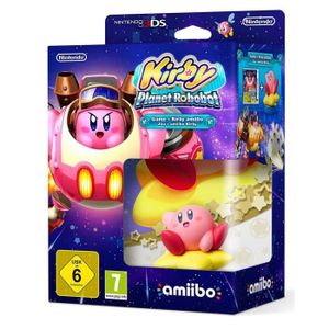JEU 3DS Kirby Planet Robobot Jeu 3DS + Figurine Amiibo Kir