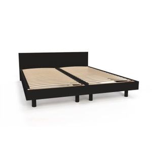 Matelas superpos/és lit de meubles de chambre /à coucher en bois cadre lit non inclus,White
