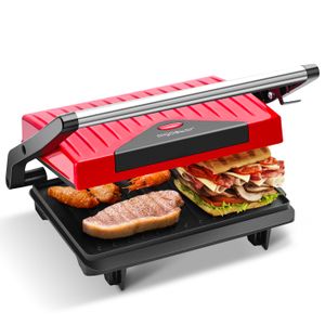 VEVOR Plancha Électrique BBQ Inox Grille Viande Panini Presse