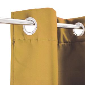 Rideau occultant Strong - 140 x 250 cm - Jaune