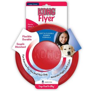 BALLE - FRISBEE Jouet Frisbee Kong Flyer pour chiens Taille M