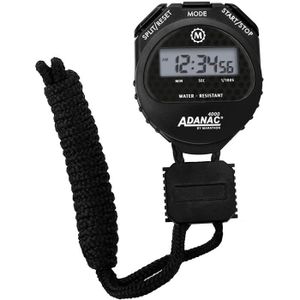 CHRONOMÈTRE Adanac 4000 Chronomètre numérique – Grand écran avec date et heure d'alarme | Étanche à la poussière et aux chocs | Cordon po A47
