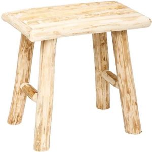 TABOURET Atmosphera Pouf Tabouret - Style Pure Nature - Col