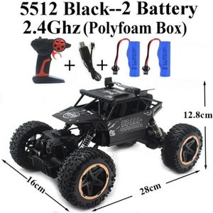 VEHICULE RADIOCOMMANDE 5512-Black-Kit-2 - Nouveauté 4WD Rock Crawler hors