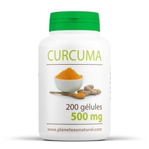 COMPLEMENTS ALIMENTAIRES - VIEILLISSEMENT Curcuma - 600 mg - 200 comprimés