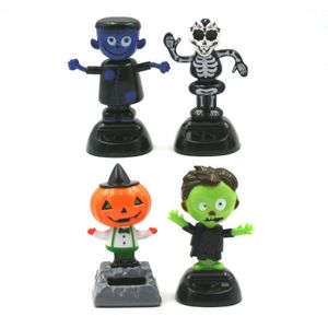 Amosfun 2 pièces Figurine Solaire Noël Jouet Solaire Danse Jouets Figurine Bonhomme Neige Jouet de Voiture Jouet Poupée Voiture Table Noël Ornements Decoration Accessoires 
