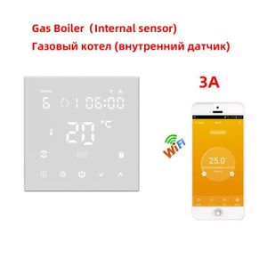 CHAUDIÈRE Chaudière à gaz (blanc) - Thermostat intelligent WiFi Tuya, chauffage électrique au sol-chaudière à gaz, télé