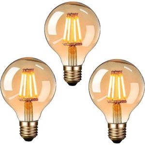 AMPOULE - LED Ampoules Led Edison Vintage, Ampoule Vintage G80 E