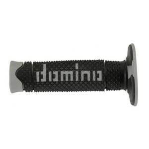 Domino Poign/ées guidon cross Xtrem noir gris