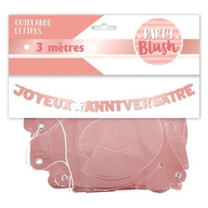 Guirlande Anniversaire Rose Achat Vente Pas Cher Guirlande Anniversaire Rose Achat Vente Pas Cher