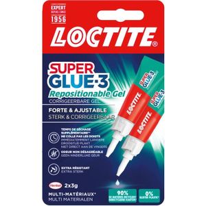 COLLE - PATE FIXATION Colles Cyanoacrylates - LOCTITE - SUPERGLUE-3 - Re