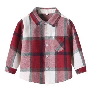 Chemise Garçon Properly Tied - Manches Longues, Carreaux Bleu/rouge, Taille 18-20