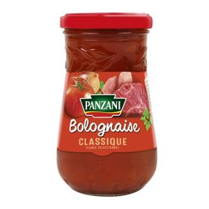 SAUCE PÂTE ET RIZ PANZANI - Sauce Pleine Saveur Bolognaise 210G - Lo