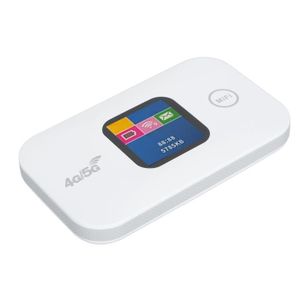 MODEM - ROUTEUR Qiilu Routeur WiFi portable 4G LTE avec écran couleur 1,44 pouces - Support Micro SIM jusqu'à 10 utilisateurs - Batterie 2100mAh