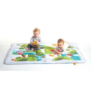 TAPIS TRESSÉ EN VELOURS - LULANDO - 80 x 80 cm, gris et rose, tapis bébé,  tapis de jeu, produit de haute qualité, velours - Cdiscount Jeux - Jouets