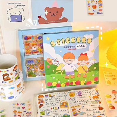 MUSISALY 100 Autocollants Licorne Kawaii – Décalcomanies Imperméables Pour Pc, Valise, Scrapbooking