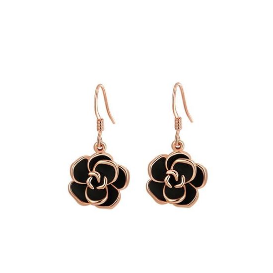 Boucles d'Oreilles Femme Pendantes Fleur De Lys
