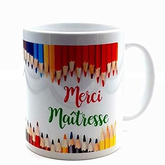 Anniversaire Maitresse Mug Merci Maitresse Motif Crayon En Ceramique Idee Cadeau Noel Cuisine Et Salle A Manger Produits Handmade Iplanmovilidad Com