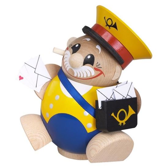 KWO Olbernhau Encens Allemand Fumeur Bonhomme de Neige - 20 cm / 8
