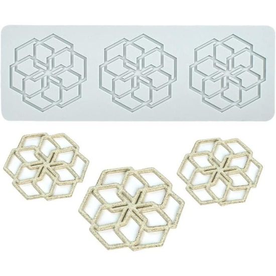 20 Pochoirs Décoration Gâteaux Dentelle Creuse - Modèles Floraux Pour Glaçage Et Crème Au Beurre 26,4x11,3cm