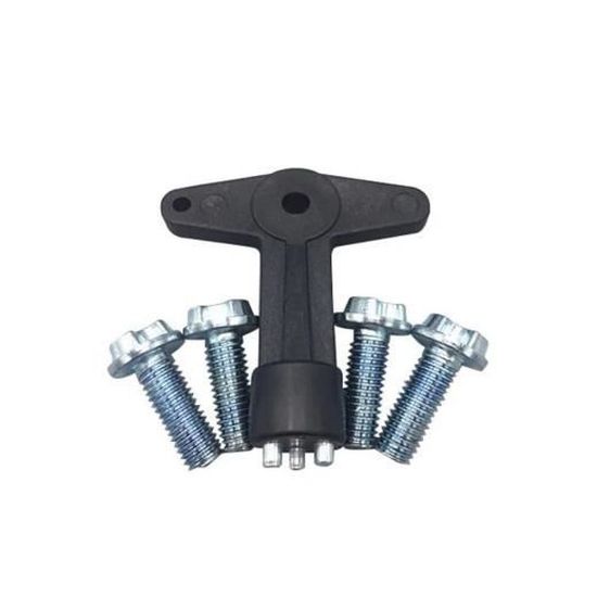 Qusedwey – Kit De 252 Vis M1.4 Et Manchons – Clé Hexagonale – Réparation Pour Axial SCX24 1/24 RC – Boîte De Rangement