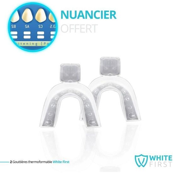 Gouttiere dentaire WHITE FIRST pour blanchiment dentaire Gouttières