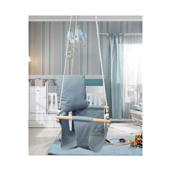 Ensemble De Jeu Poussette Pour Poupée – Balançoire, Chaise Berçante, Chaise Haute Et Lit – Accessoires Crèche