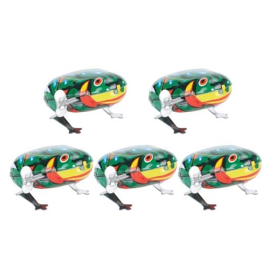 ANCIEN JOUET GRENOUILLE mécanique se remontant par le chapeau tôle JAPAN YONE 60 EUR 110,00 - FR