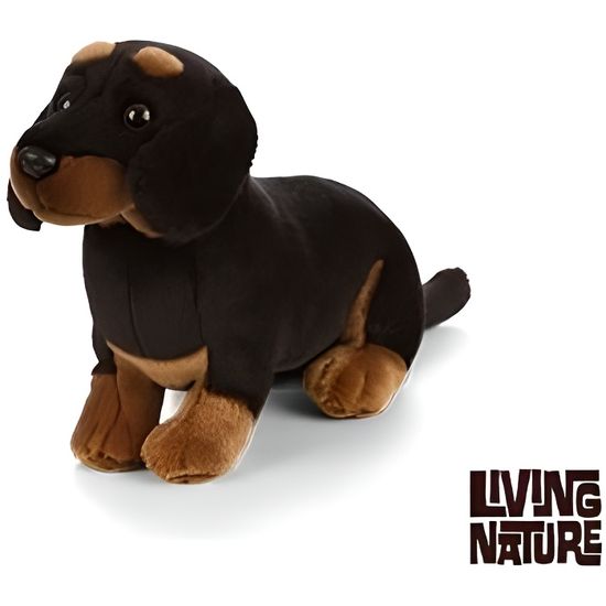 Peluche Living Nature Chien terrier West Highland en peluche 20 cm