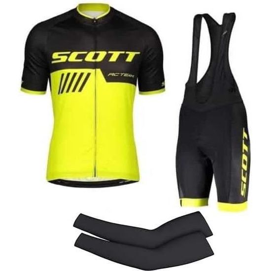 Cuissard à Bretelles Cycliste Saeco Cannondale, Rouge, Jersey, Taille XL - Occasion