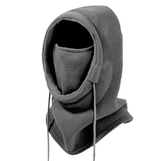 Cagoule Masque Complet Imprimé Tête De Mort – Noir – Pour Vélo, Moto, Ski – Coupe-vent