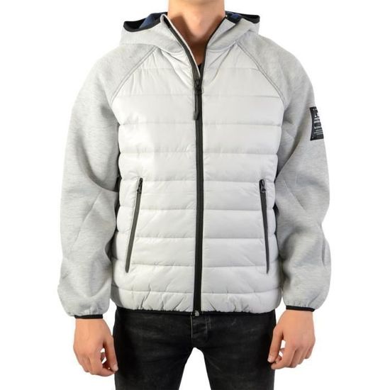 Doudoune Enfant Pepe Jeans Bora Misty Grey Fermeture Zip Confortable Misty grey Cdiscount Pret a Porter
