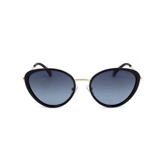 Lunettes De Soleil Polaroid Unisexe Adulte - Monture Noire Calibre 49, Verres Polarisés Gris Ronds - 5