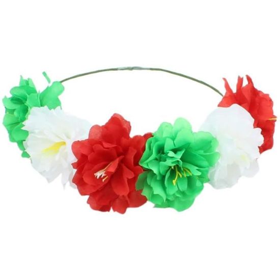 Bandeau à Cheveux Fleur Couronne Guirlande Fleur Artificiel Mariée Serre Tête Headband Faux Floral Décoration Oktoberfest Party Quotidien Photographie Pour Femmes Filles