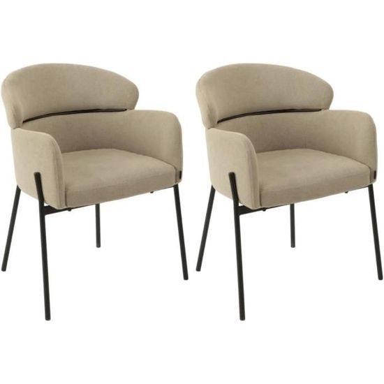 Chaise de salle à manger pivotante Aubin avec accoudoirs - anthracite/noir - Retro Emob | Emob