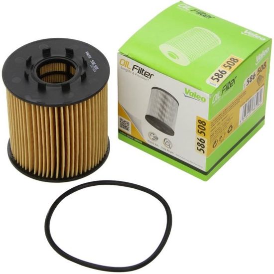 VALEO 586000 Filtro olio, Filtri motore elevati proprietà di filtrazione, durevolezza, applicazione facile e precisa