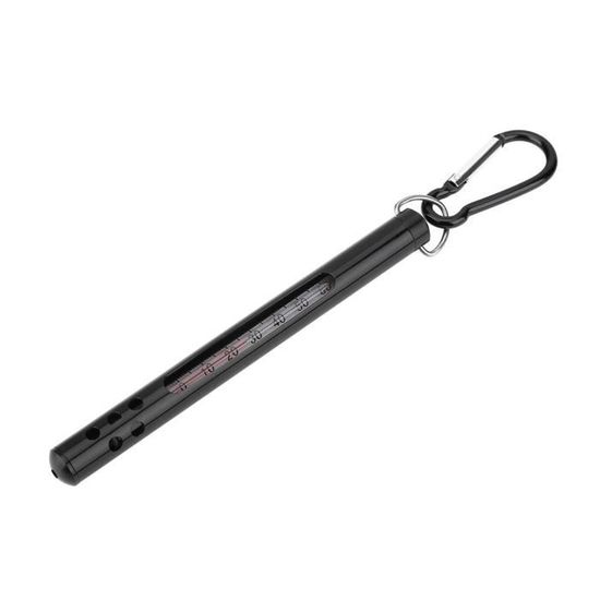 THERMOMÈTRE DE PÊCHE Thermomètre à eau de ruisseau avec mousqueton pour