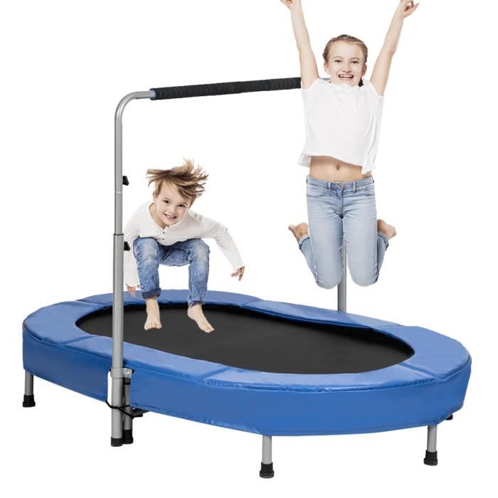 Poignée ajustable ovale double trampoline pour enfants