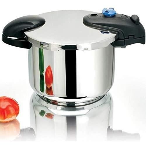 Autocuiseur cocotte minute à baïonnette Ø22cm 6L ILLICO en acier Inox avec panier cuisson
