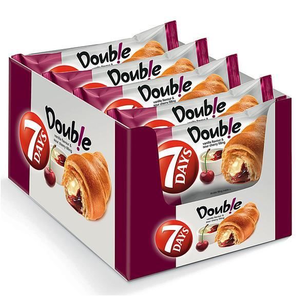 7 Days Croissant Vanille griotte 10 pièces 60g