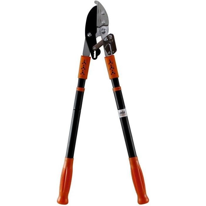 Génial Garden - Coupe branche ébrancheur cisaille à crémaillère acier
