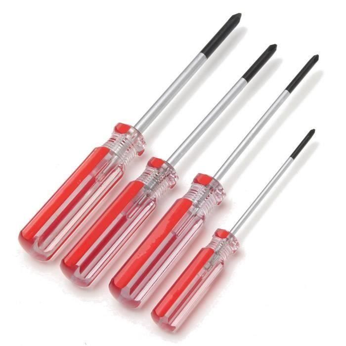 4x3mm 4mm 5mm 6mm Y-Forme Tournevis Screwdriver En Acier Chrome Outil Réparation Bo10213
